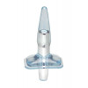 Δονούμενο πρωκτικό παιχνίδι Menzstuff purfect plug clear blue 
